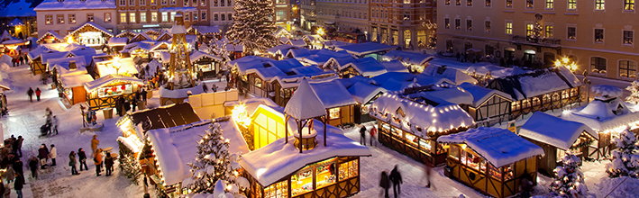 Babbo Natale in diretta e le decorazioni festive delle città!